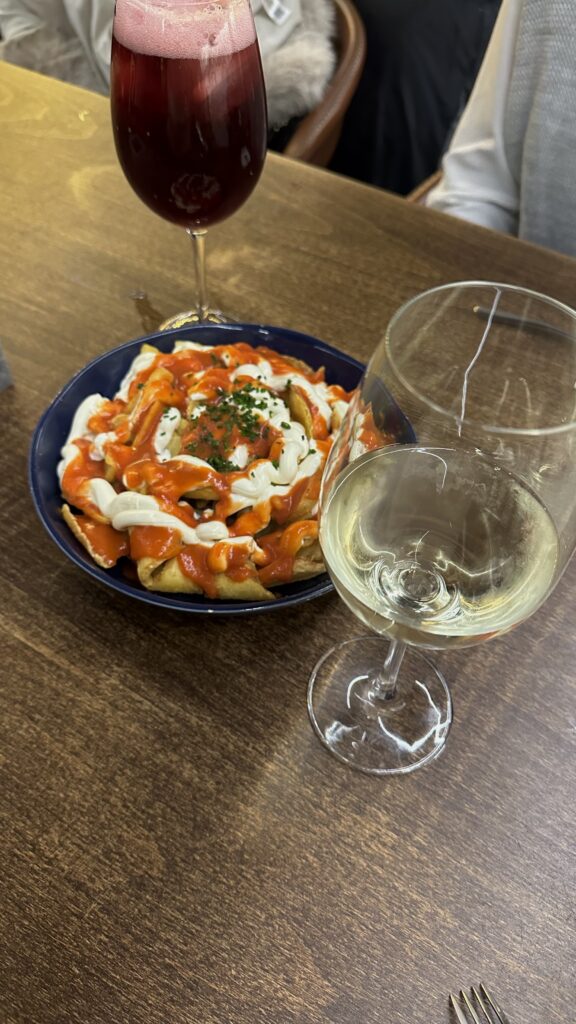 Patatas con vino