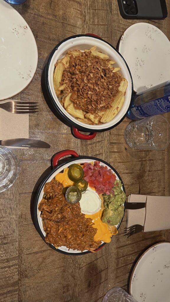 Entrantes para la comida