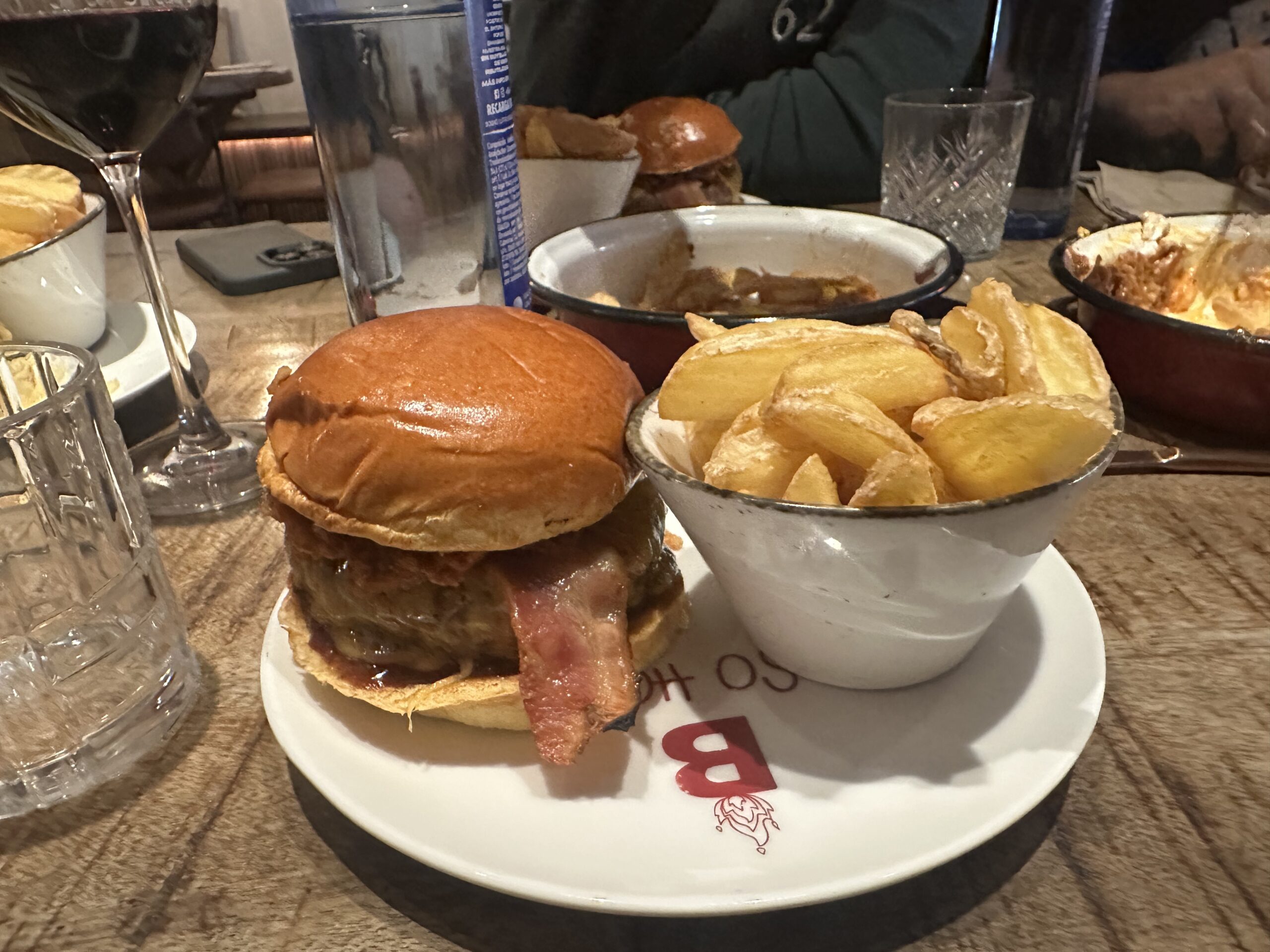 Haburguesa en el Berty's